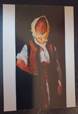 postcard Nicolae GRIGORESCU Merry Country Woman Romania painting art unposted