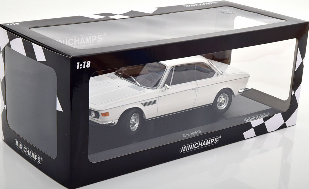 BMW 2800 CS 1968 ホワイト 1/18 ミニチャンプス ミニチャンプス 1/18 BMW 2800 CS 1968 ホワイト
