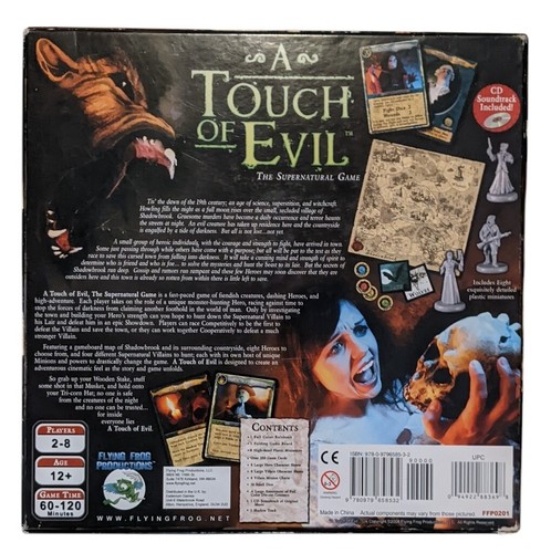 A Touch Of Evil Flying Frog Productions Supernatural Brettspiel 2008 vollständig - Bild 10 von 13
