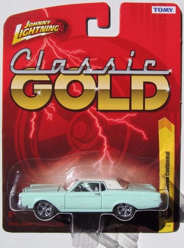 JOHNNY LIGHTNING FOREVER 64 R22 CLASSIC GOLD 1969 LINCOLN CONTINENTAL