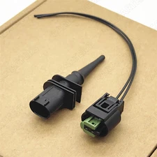 MOutdoor External Air Ambient Temp Sensor & Connector Plug Harness For BMW MINI