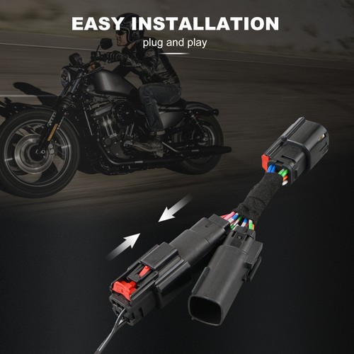 For Harley Clear Derby Cover LED Strip Light Ultra Limited FLHTK FLHTKL 2017-24 - Picture 5 of 13