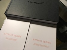 McLaren by GHURKA Leather Travel Pouch Owners Manual Zippered Clutch