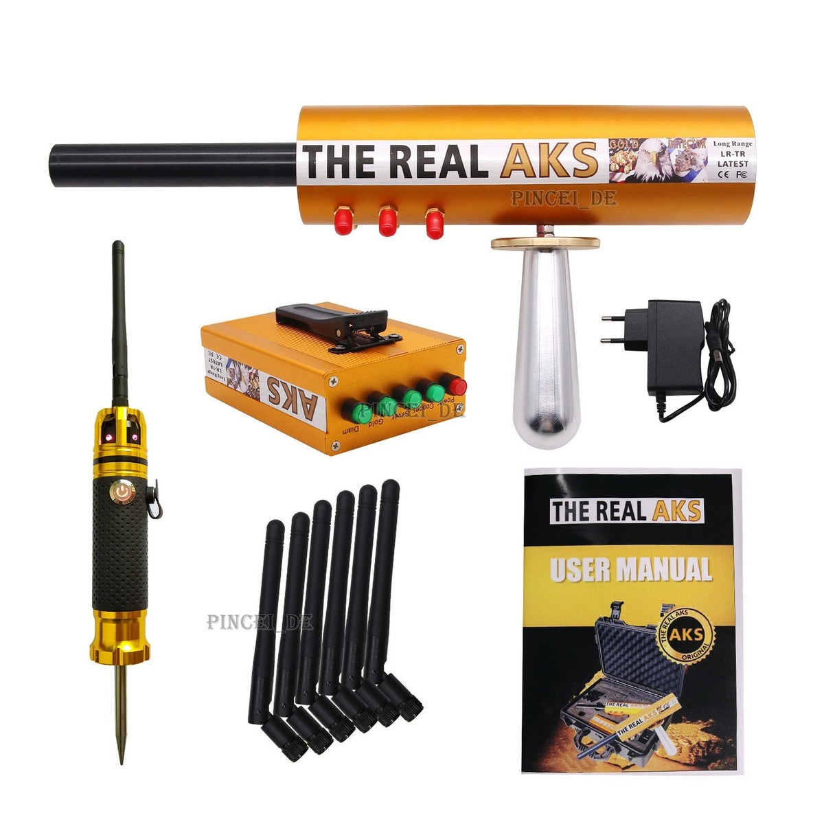 Long Range The Real AKS Gold Detector for Silver Gem Diamond