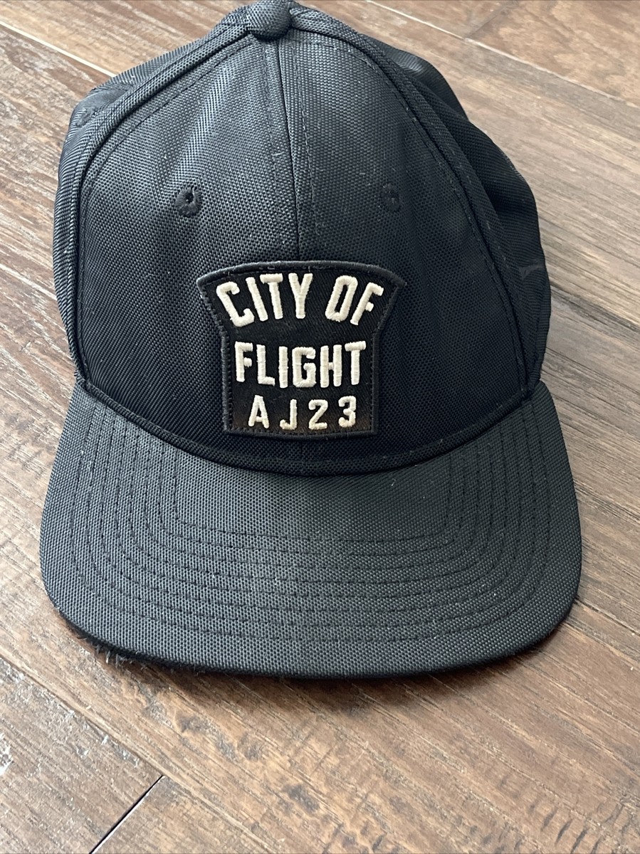 JORDAN キャップ 帽子 迷彩 カモ ブラック City of Flight Air Jordan City of Flight AJ23 Jumpman Black Hat Snapback Zip Cap