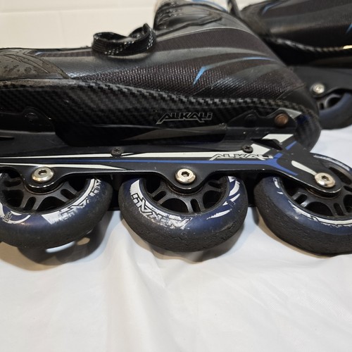 Pattini a rotelle in linea adulti Alkali Hockey Revel 6 per scarpe taglia 8 usati - Foto 10 di 11