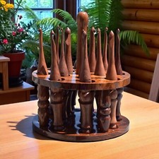 Hand Craft Wooden Crochet And Crochet Hook