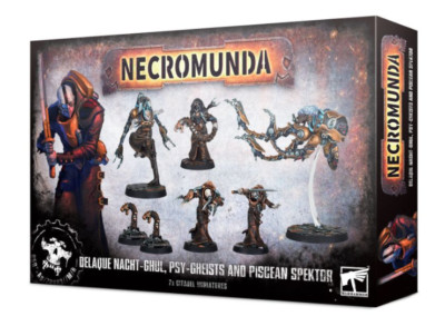 ネクロムンダ デラク Delaque Nacht-Ghul 300-77 Necromunda: Delaque Nacht-Ghul, Psy-Gheists, & Piscean