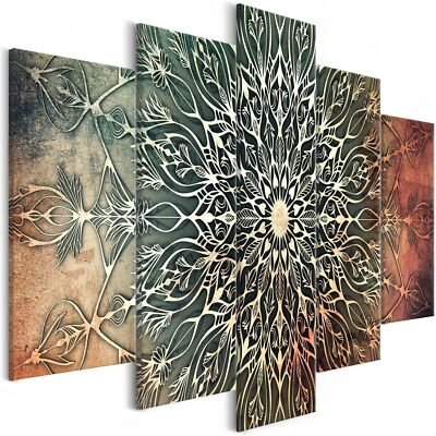 MANDALA ZEN Leinwandbild TNT Drucke Wandbilder Bilder f-A-0663-b-n