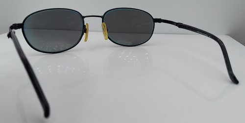 Vintage Lacoste Classic 1101 Black Oval Metal Sunglasses France FRAMES ONLY - Picture 3 of 6