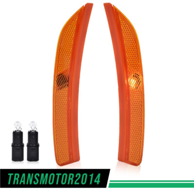 Amber Side Marker Light Fit For 2015-2017 Chrysler 200 Set of 2 Front LH&RH Side