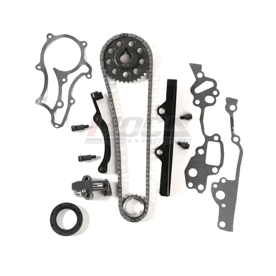 Kit de cadena de distribución bomba de agua apta para camioneta Toyota 4Runner 85-95 Celica 2.4L 22R MOCA Foto 2 de 4