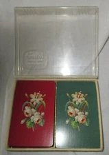 VINTAGE DOUBLE SET of GUILD DECK of PLAYING CARDS NEEDLEPOINT & stamps complete