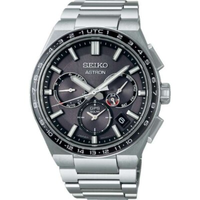 Seiko Astron SBXC111 GPS Solar Titanium Watch New + Box & Paper's