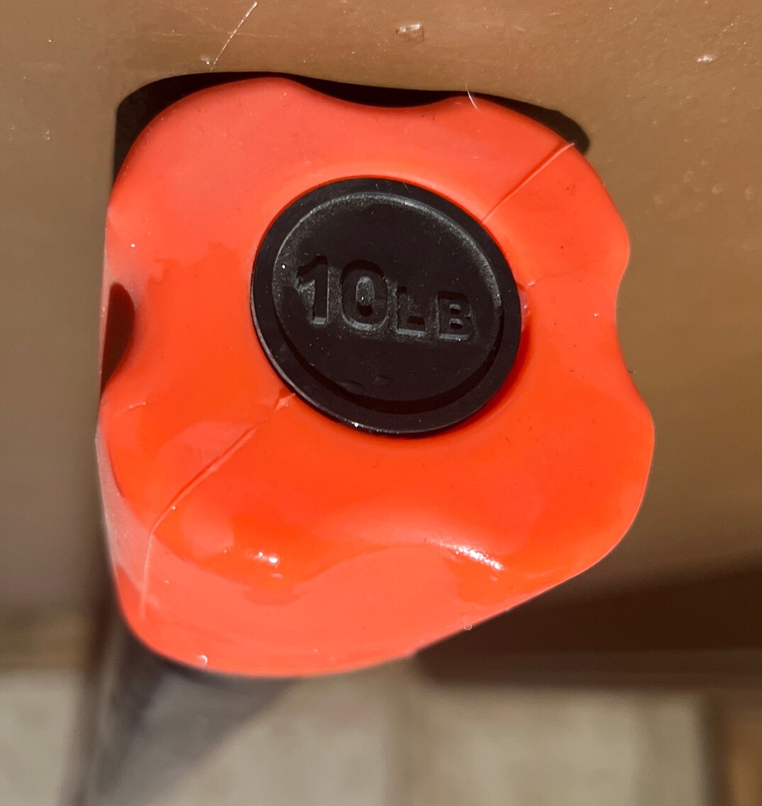 CAP Barbell Body Weight Bar 10 LBs Black And Red Falak Tayyeb