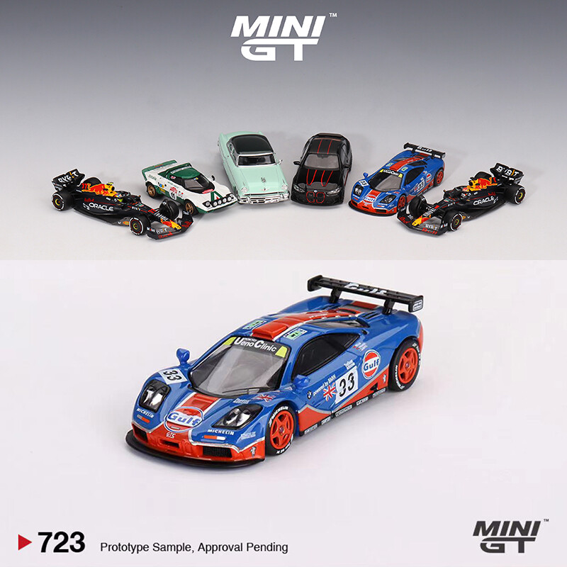 MINIGT 1:64 Model Car McLaren F1 GTR #33 1996 Le Mans Racing Alloy Sport #723