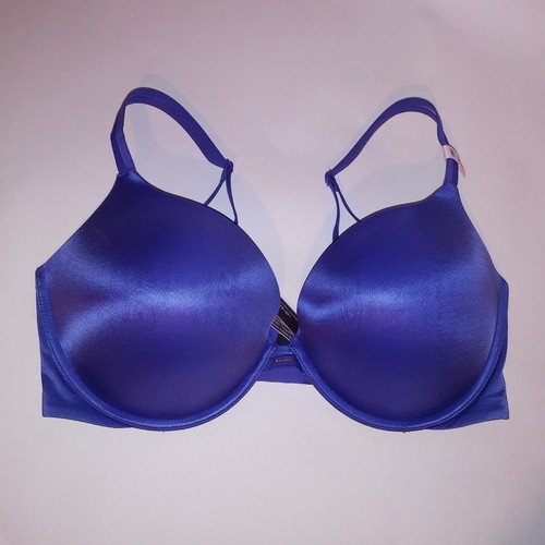 Victoria Secret Bra 38DDD Purple Solid Push Up Very Sexy Underwire New - Picture 16 of 19