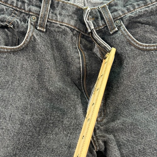 Vintage Levis Jeans Mens 33x34 (31x31.5) Black Denim Straight Leg Stone Washed - Picture 10 of 12