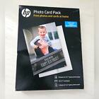 Hp Inkjet Printer Glossy Photo Card Picture Paper Pack 5” x 7” and 4” x 6”