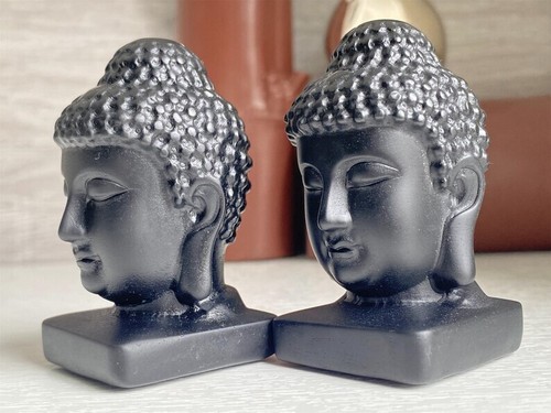 2.5" Natural Obsidian Carved Buddha,Quartz Crystal Buddha Head,Reiki Healing 1PC - Picture 6 of 10