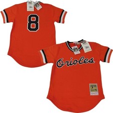 NEW 1988 Cal Ripken Jr. #8 Orioles Mens Mitchell & Ness Authentic Batting Jersey
