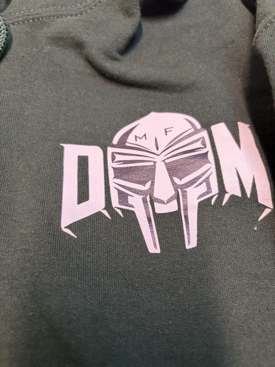 MF DOOM All Caps Pullover Hoodie Gildan Heavy blend XL View 3