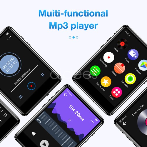 Bluetooth MP3 Player MP4 Video HiFi Lossless Music 2.8" Touch Screen FM Recorder - Picture 9 of 17