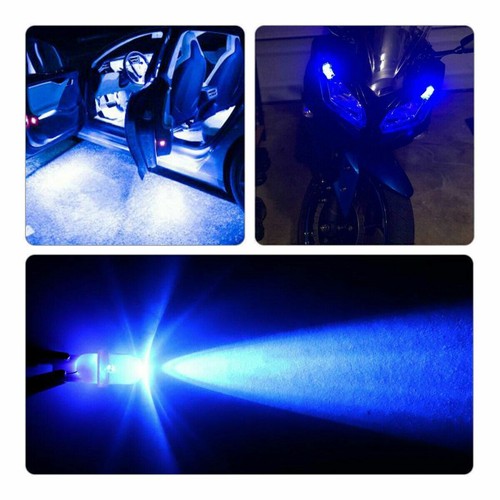 10 un. Azul T10 168 194 Bombillas LED Medidor de Instrumentos Cluster Luz de Tablero con Enchufes - Imagen 2 de 12