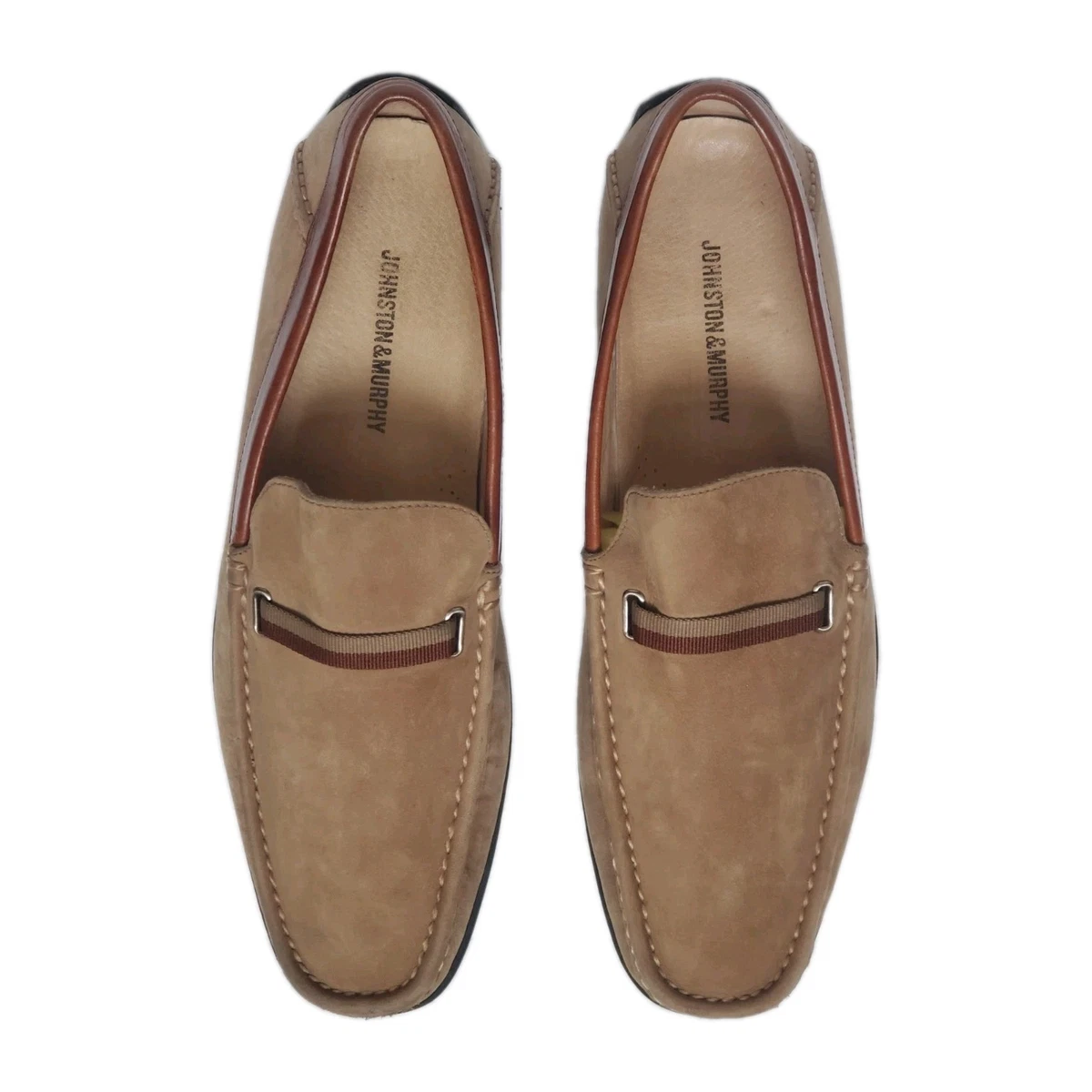 Johnston & Murphy brown suede shoes 8 1/2 M. Italy vintage 2005 Vintage Johnston & Murphy Cellini Brown Leather Brogue Shoes  main image 4