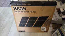 EcoFlow NextGen 160-Watt Portable Solar Panel IP68 Solar Charger for Generator