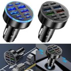 Chargeur Voiture USB C 10 Ports Travel Friendly Compatible avec Divers Gadgets
