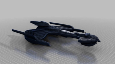 3d printed star trek Star Trek Klingon Negh-Var  - 10 Inches (Black)