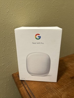 Google Nest Wi-Fi Pro 6E Tri-Band Router - Snow - Sealed FREE SHIPPING