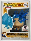 Dragon Ball SSGSS Goku Kamehameha #563 Metallic Signed Sean Schemmel Funko Pop