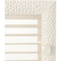 Kratki LüFtungsgitter Venus 22X37 Creme Jalousie