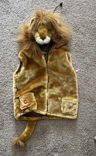 MGM GRAND THE LION HABITAT ZIP UP LION VEST YOUTH MEDIUM ROARS Theater. Cosplay - Picture 4 of 7