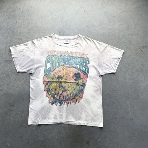 90s Guns N Roses Skin N Bones Tour T Shirt XL USA 19 1990s vintage concert t-shirt, vintage, size XL, single stitch, B+ condition