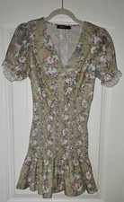 Nasty Gal Dress Size Small Bohemian Short Floral EUC 