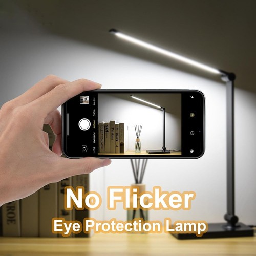 Lampe de Bureau Lampes LED, Noir - Photo 5 sur 7