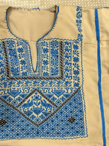 Vestido Tatreez Vintage Palestino Tradicional Thobe - Bordado a Mano - Imagen 10 de 19