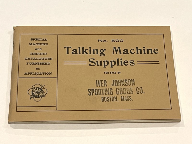 Talking Machine Supplies c1910 Catalog Phonograph Historical Facsimile pub.1973