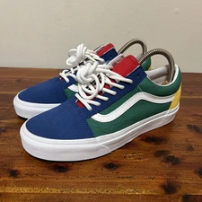 VANS Old Skool Skater Shoes Mens 6 / Womens 7.5 Suede Low Top Colorblock Sneaker