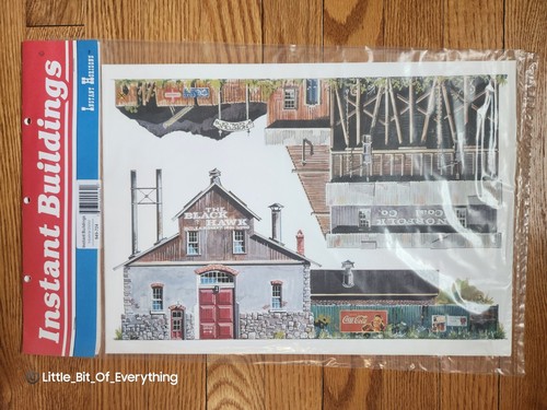 Instant Building: Industrial District Background HO Scale & Other Fine Miniature - Picture 2 of 3