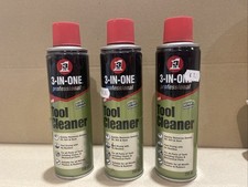 3 x 3-In-One - Tool Cleaner Removes Greases, Oil, Dirt & Dust - WD-40 250ml 17.32 per litre