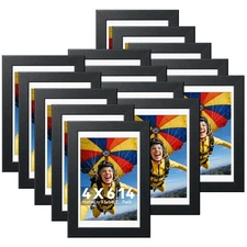 4X6 Picture Frames Set of 14, Tabletop or Wall Display Pictures 3.5X5 with Ma