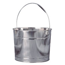 Leaktite 5 Qt. Silver Metal Bucket 1044442 Leaktite 1044442 084305350053 Metal