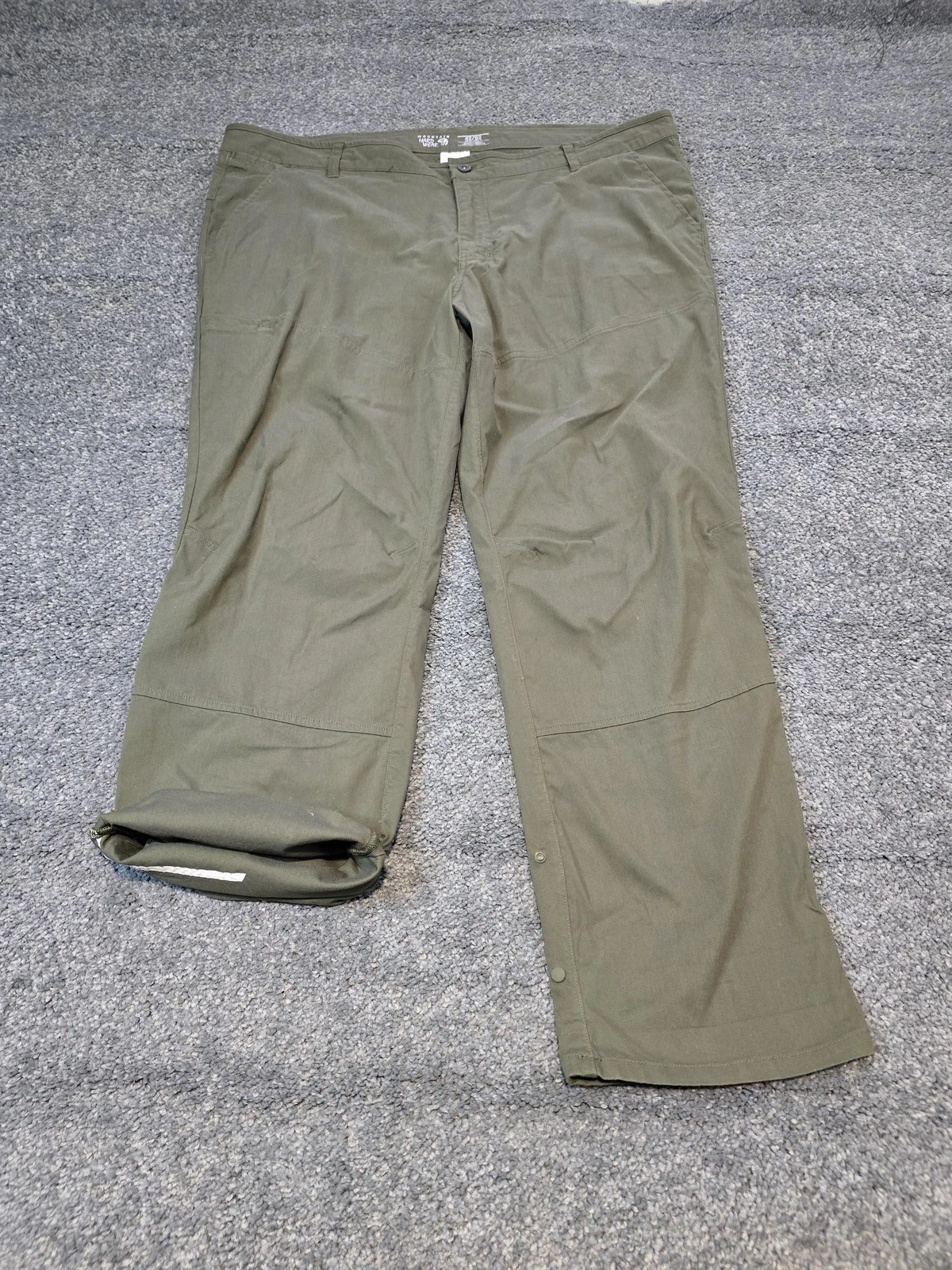 Mountain Hardwear Pants Mens 42 Outdoor Hiking Lightweight Stretch Zip Pocket