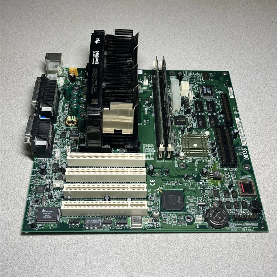 E52914 MOTHERBOARD + INTEL CELERON 266MHz SL2SY CPU + 256MB RAM + H/S - Image 3 of 4