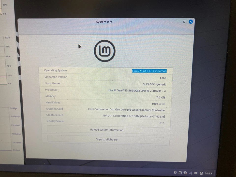 ASUS N56V, i7-3630QM @2,4 GHz x4 8 GB de RAM Foto 2 de 4