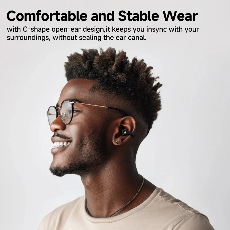 QCY Crossky C30 Oreja Abierta Clip TWS Auriculares Bluetooth 5.4 Deportes Foto 2 de 4